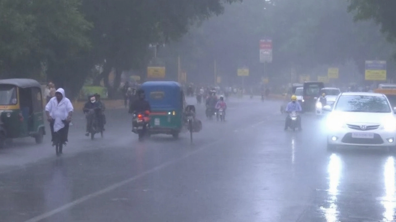 Delhi weather: Rain and humidity grip NCR as AQI eases to 75; IMD flags heavier spells later