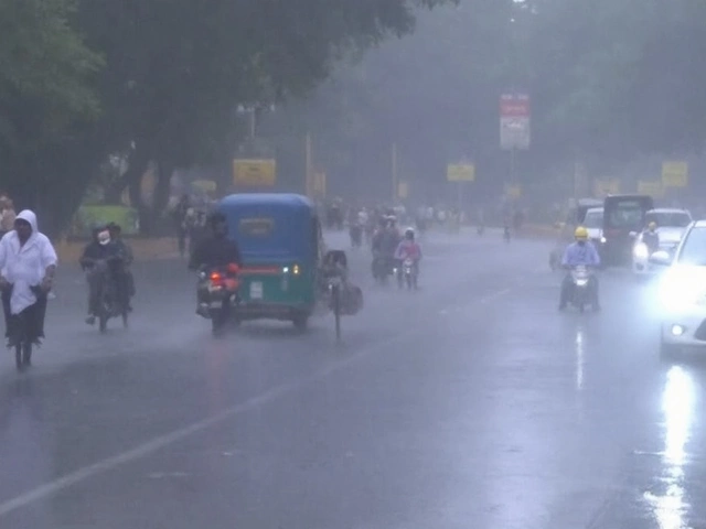 Delhi weather: Rain and humidity grip NCR as AQI eases to 75; IMD flags heavier spells later